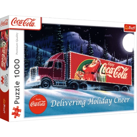 Puzzle Coca-Cola 1000 el. XMAS Świąteczna Ciężarówka