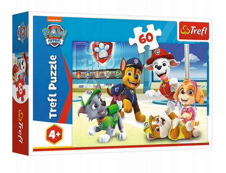  PUZZLE 60EL W Świecie Piesków Psi Patrol TREFL