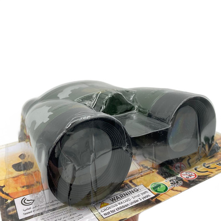ZABAWKOWA LORNETKA WOJSKOWA ARMY MORO PLASTIKOWA DO ZAWIESZENIA NA SZYJĘ