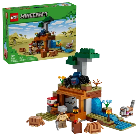 LEGO Minecraft 21269 Wyprawa do pancernikowej kopalni