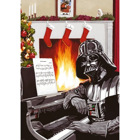 Puzzle Star Wars 1000 el. Święta z Darth Vader