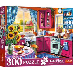 Puzzle 300 el. EasyPiece Poranek w kuchni Trefl