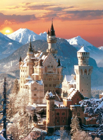 Puzzle Clementoni 1500 elementów Zamek Neuschwanstein 31925
