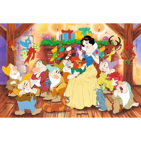 Puzzle 160 elementów Disney 40-lecie Trefl Baśniowe święta