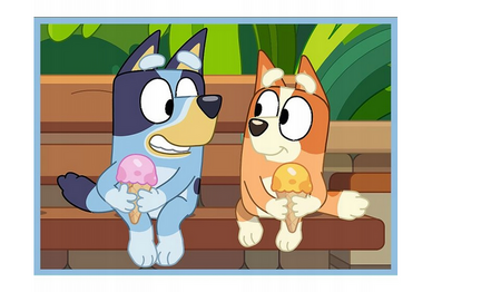 PUZZLE 4W1 BLUEY I JEGO ŚWIAT TREFL 34637