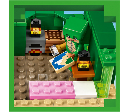 LEGO Minecraft 21254 Żółwi domek na plaży