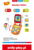 Mówiący telefon światło i dźwięk SP83677 SMILY PLAY
