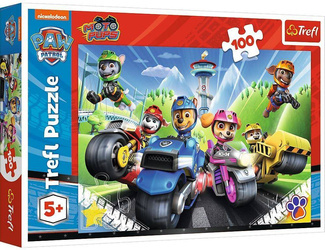 TREFL PUZZLE 100 elementów Psi Patrol na motorach