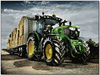 MOZAIKA DIAMENTOWA HAFT DIAMENTOWY 5D Traktor z przyczepą słomy