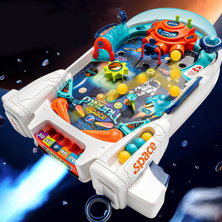 FLIPPER GRA ZRĘCZNOŚCIOWA SPACE PINBALL AUTOMAT STÓŁ DO GRY