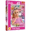 Puzzle 100 elementów Poznaj Barbie Trefl