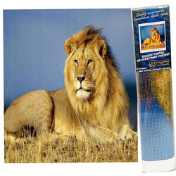 DIAMENTOWA MOZAIKA Haft 5D Lew