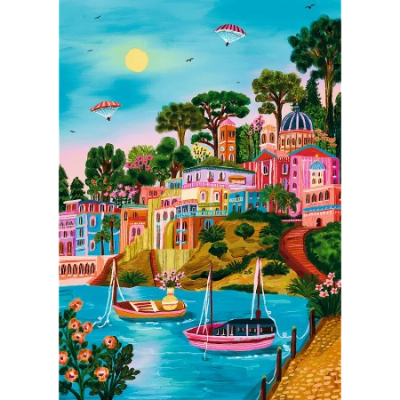 Puzzle Premium Plus Quality 1000 el. The Art of Colour: Siros, Grecja