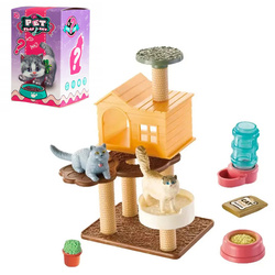 Zestaw Mystery Box Koci Drapak Z Figurkami 2 Kotów i akcesoriami