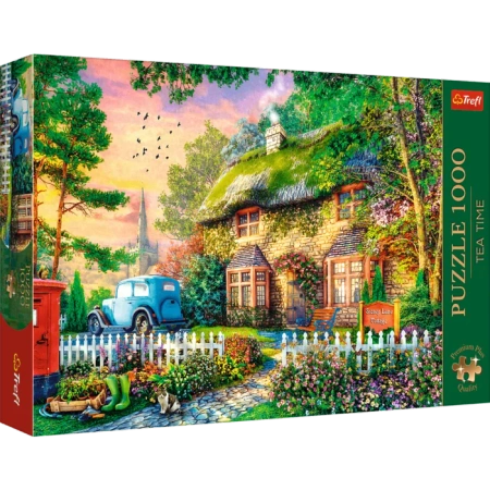 Puzzle Premium Plus Quality 1000 el. Tea Time: Domek Stoney Lane