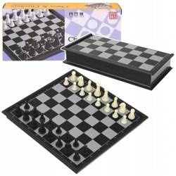 Gra szachy i warcaby magnetyczna plansza pionki