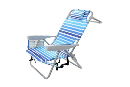 Zestaw plażowicza na plażę leżak ogrodowy wiatrak torba plażowa wakacje 