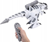Dinozaur T-rex sterowany duży strzelający tańczący interaktywny 64cm 