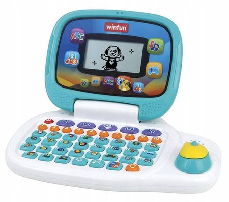 LAPTOP DWUJĘZYCZNY Z MYSZKĄ EDUKACYJNY WINFUN