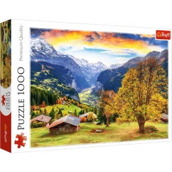 Puzzle 1000 el. Malownicza alpejska wioska