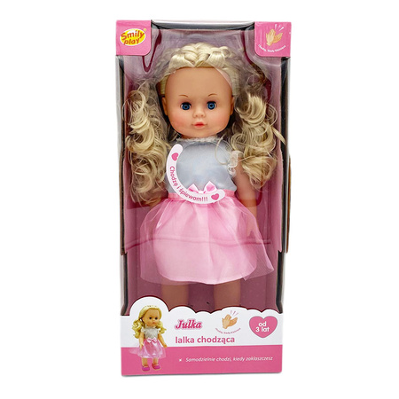 LALKA JULKA 40CM CHODZĄCA MÓWIĄCA ŚPIEWA OPOWIADA BAJKĘ 2 JĘZYKI SMILY PLAY
