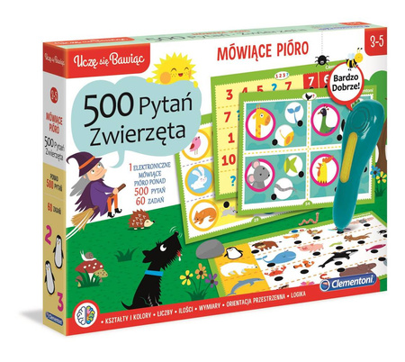 Mówiące pióro 500 pytań - zwierzęta 50649 Clementoni