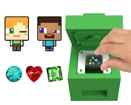 Naklejkomat 3D MINECRAFT Zestaw do tworzenia naklejek
