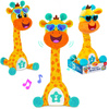 ŻÓŁTA TAŃCZĄCA ŻYRAFA ALEK ZABAWKA INTERAKTYWNA MÓWIĄCA Z DŹWIĘKIEM