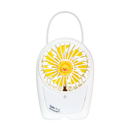 Mini wiatraczek latarka lampka nocna z zawieszką USB biurkowy kieszonkowy