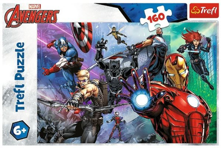 Puzzle 160 el. Zawsze gotowi bohaterowie Avengers Trefl
