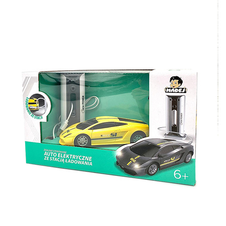 WYŚCIGOWE AUTO STEROWANE ELEKTRYCZNE ZE STACJĄ ŁADOWANIA ŁADOWANIE USB