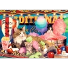 Puzzle 2 x 500 elementów Puszyści przyjaciele Trefl