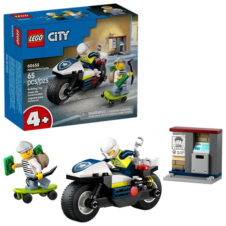 Klocki LEGO 60455 City Pościg na motocyklu policyjnym 