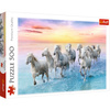 Puzzle 500 elementów Białe konie w galopie Trefl 37289