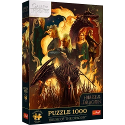 Puzzle Premium Plus Quality Gra o tron 1000 el. Ród Smoka