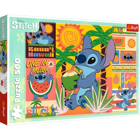 Puzzle Lilo & Stitch 500 el. Wakacje ze Stichem Trefl