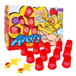 Gra zręcznościowa Wściekłe kurczaki kury i kubki Angry Chickens