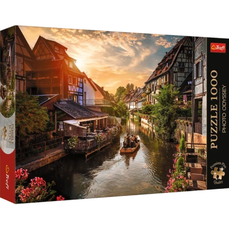 Puzzle Premium Plus Quality 1000 el. Mała Wenecja w Colmar Francja 