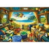Puzzle Premium Plus Quality 1000 el. Tea Time: Kamperem w podróży