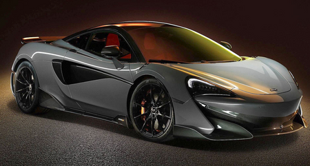 DIAMENTOWA MOZAIKA HAFT DIAMENTOWY AUTO SPORTOWE SZARE MCLAREN 600LT