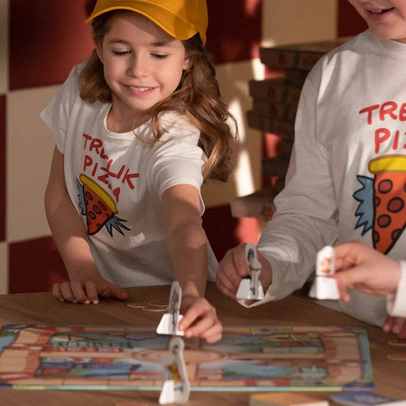 Gra Cztery sery pizza Trefliki gra planszowa Trefl