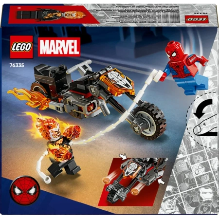 LEGO 76335 Marvel Super Heroes Spider-Man kontra Ghost Rider na motocyklu