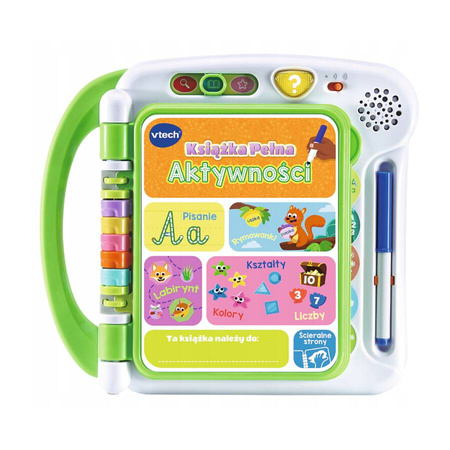VTECH Książka Pełna Aktywności Interaktywna Nauka dla Przedszkolaka