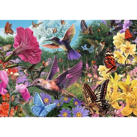 Puzzle 1000 el. Ogród dla ptaków Trefl