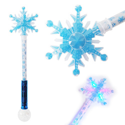 MAGICZNA RÓŻDŻKA ŚWIECĄCA ZIMOWA KRAINA LODU 55cm