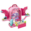 PSI Salon piękności Przychodnia dla zwierząt RÓŻOWY Plecak Zabawka mobilna