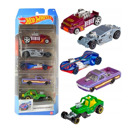 Hot Wheels zestaw 5 samochodzików 5PAK autko samochód