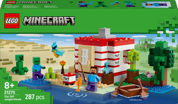 LEGO 21275 Minecraft Dom TNT w dżungli