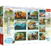Puzzle 10w1 W świecie dinozaurów dinozaury Trefl