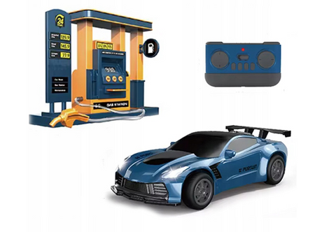 Auto RC na wodę ze stacją benzynową PILOT, DŹWIĘKI 